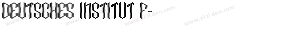 Deutsches Institut f字体转换